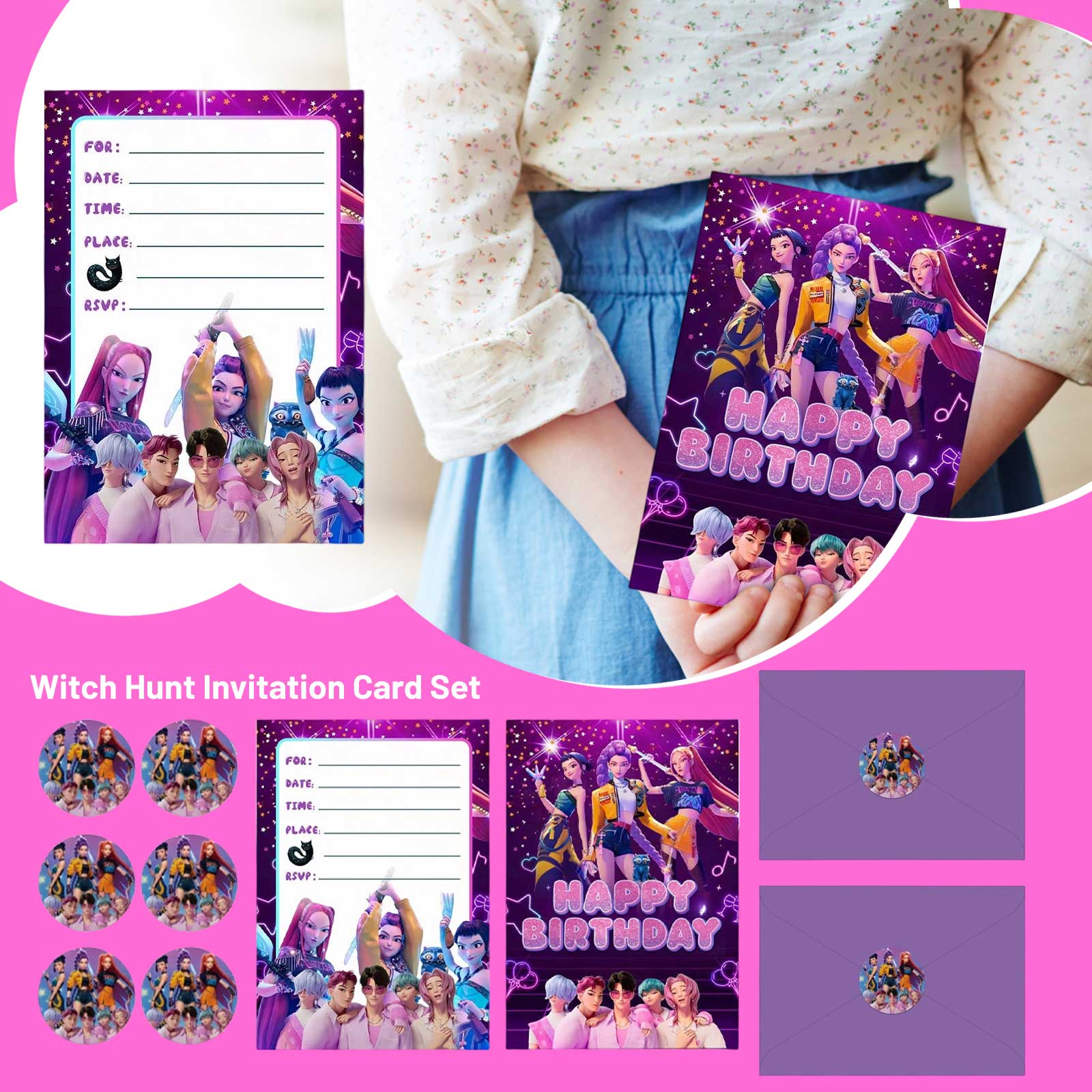 

Приглашения на вечеринку, Приглашения на день рождения, Открытки-приглашения на вечеринку по случаю дня рождения для заполнения, Наклейки с буквами One Size