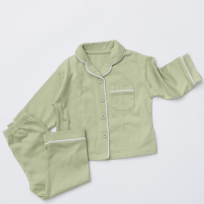 

Homewear Children s Pajamas Set Summer Class A Pure Cotton Children s Clothing 90cm зелений