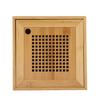 T tray, Large capacity, Elegant design, approx. 7.7 x 7.7 x 1.3 inch wooden for your Kongfu t set