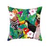 Peach Skin Printed Pillowcase Small Fresh Nordic Green Plant Sofa Cushion Cushion Cover Home Supplies