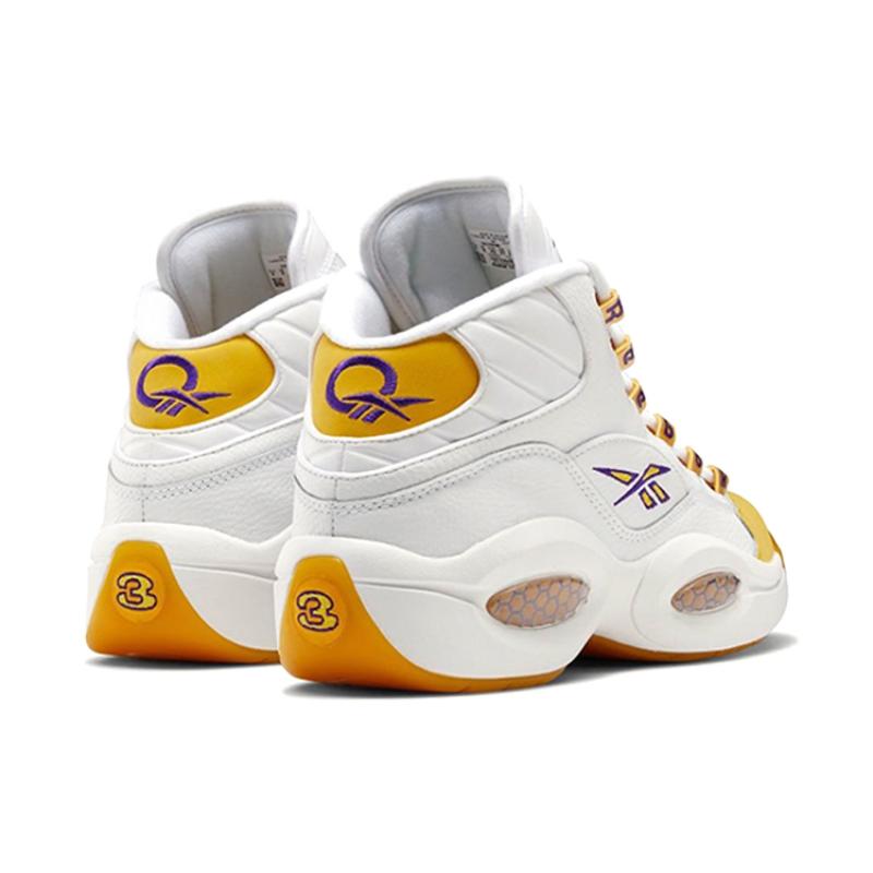 Reebok Question Mid Yellow Toe White/Yellow Sneakers FX4278