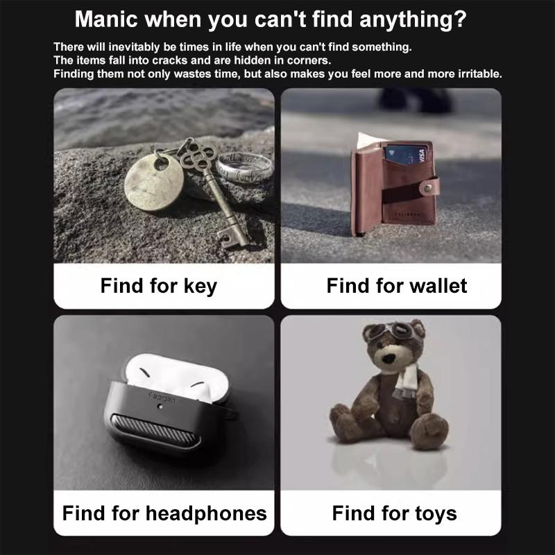 Whistle Key Finder Bird Shape Keychain Beeping Alarm Remote LED Locator for Finding Keys Bags and Wallets in Office or Travel