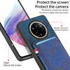 For Realme 14 Pro 5G Phone Case Retro Jean Cloth Texture Leather Back Cover with Card Holder