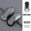 YDC4   Zinc Alloy+Leather Protector Shell For Mercedes Benz C E S Class GLC W206 W223 W214 E300 C260 C300 S450 S500 Car Key Case Cover