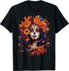 NEW Dia De Los Muertos Mexican Sugar Skull Day Of The Dead T-Shirt - MADE IN USA