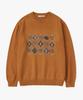 SUARE Cotton Argyle Graphic Knit - 4 Colors