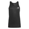 Adidas Own the Run Singlet LOO55 Men's Running Tank Top, Black (HM8437), Size XS