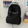 Simple and fashionable student backpack New casual outdoor sports backpack Middle school student large-capacity college style schoolbag