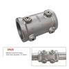 Fixed Buckle Pipe Fitting Connector 3\4" Circular Pipe Connector Frame Fasteners  Steel Tube Shelf