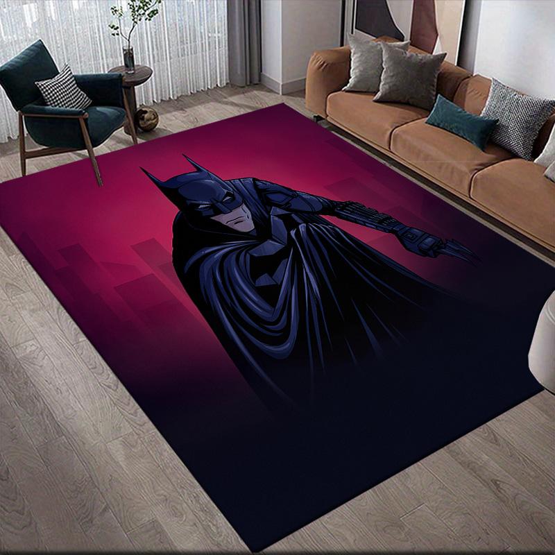 

Batman Multi-Pose Anti-Slip Floor Mat, Rectangular Carpet for Home Game Zone & Living Area 60x90cm