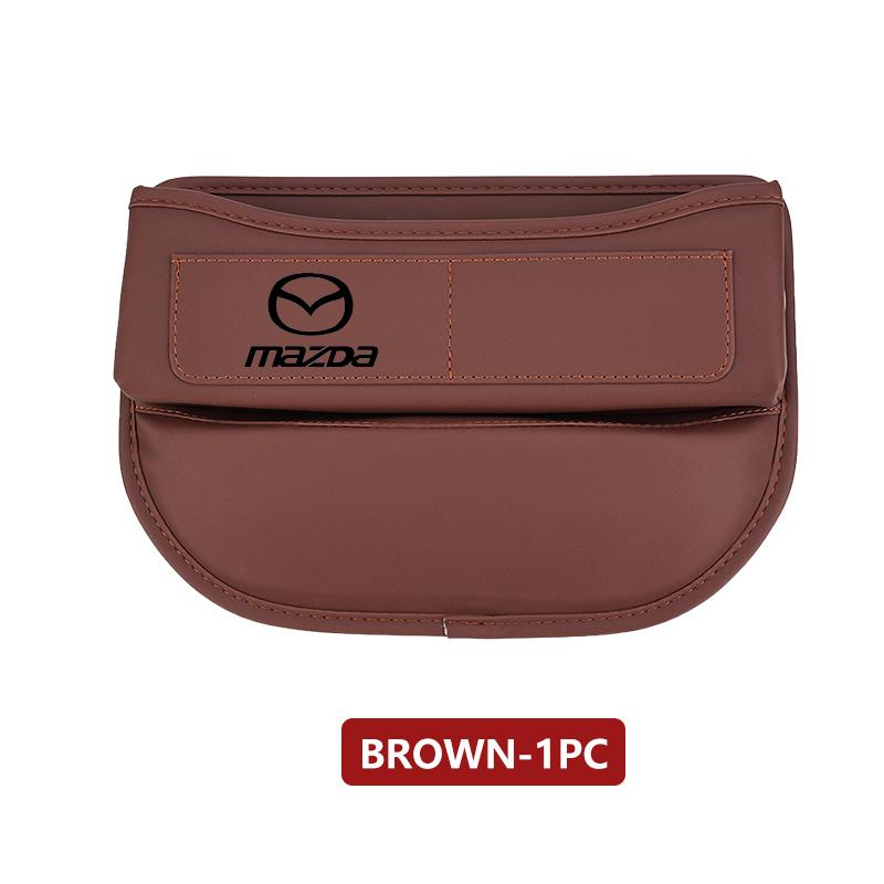 

Car Seat Gap Box Leather Stowing Tidy Interior Accessories For Mazda CX9 MX5 RX8 Axela Demio Atenza MS GJI GH BK MP