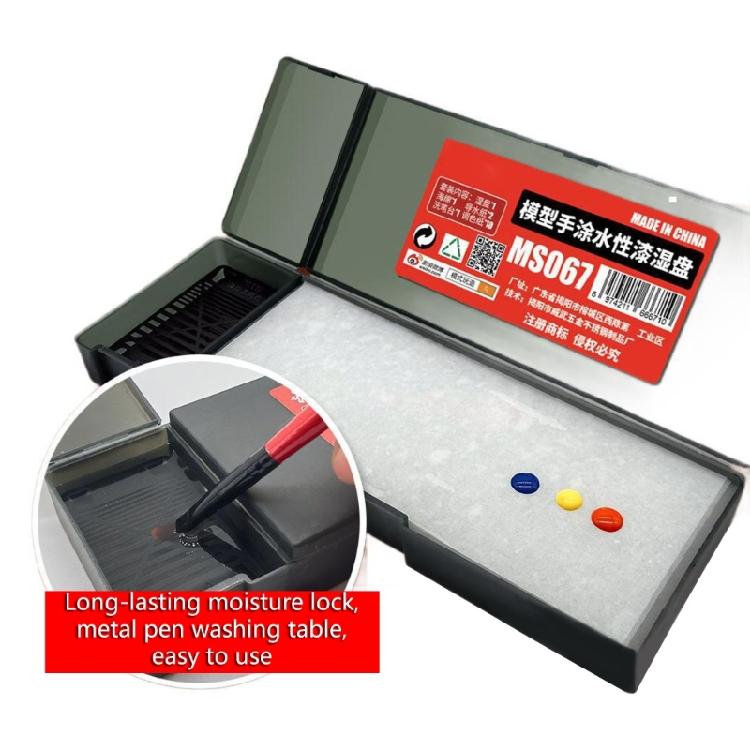 Sturdy Plastic Moisture Box Sturdy DIY Modeling Tool For Stable Paints And Easily Cleaning After Use