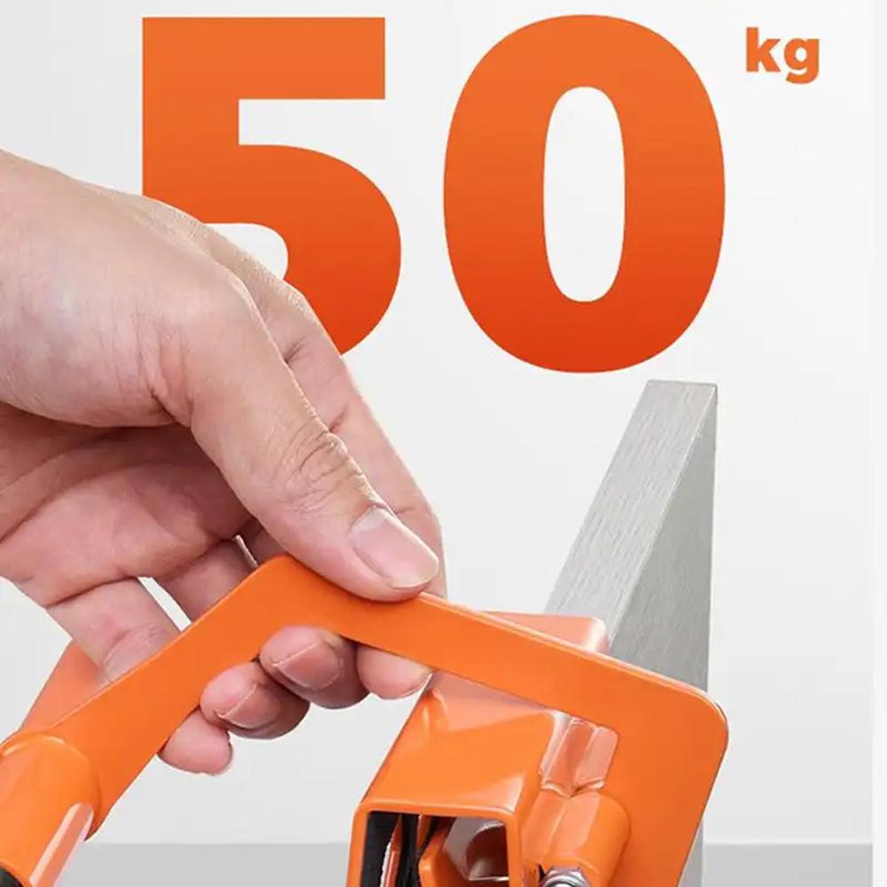 Panel Lifting Clamp Stainless Steel Adaptive Clamp Non-Slip EVA Large Panel Handling Clamp With Self-Adjusting Jaw