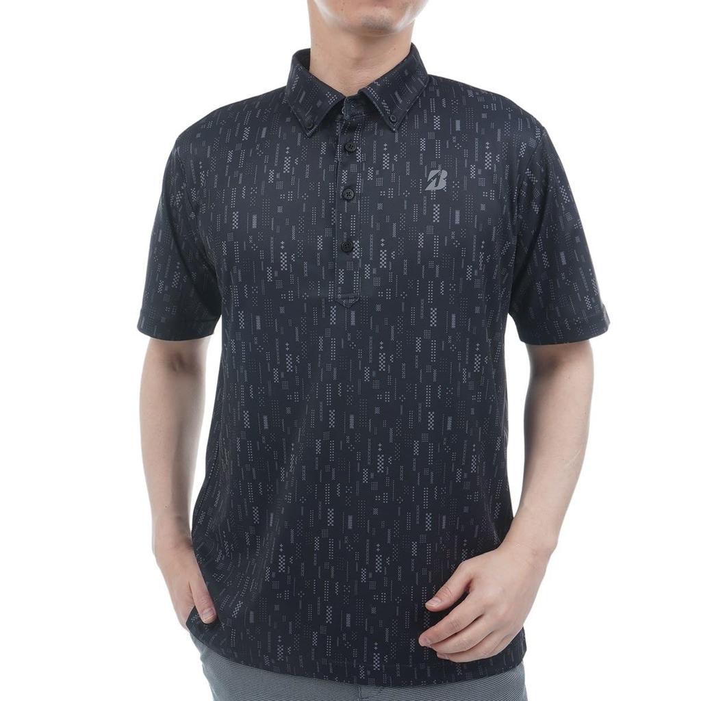Bridgestone Golf EGM07A Short Sleeve Button-Down Shirt