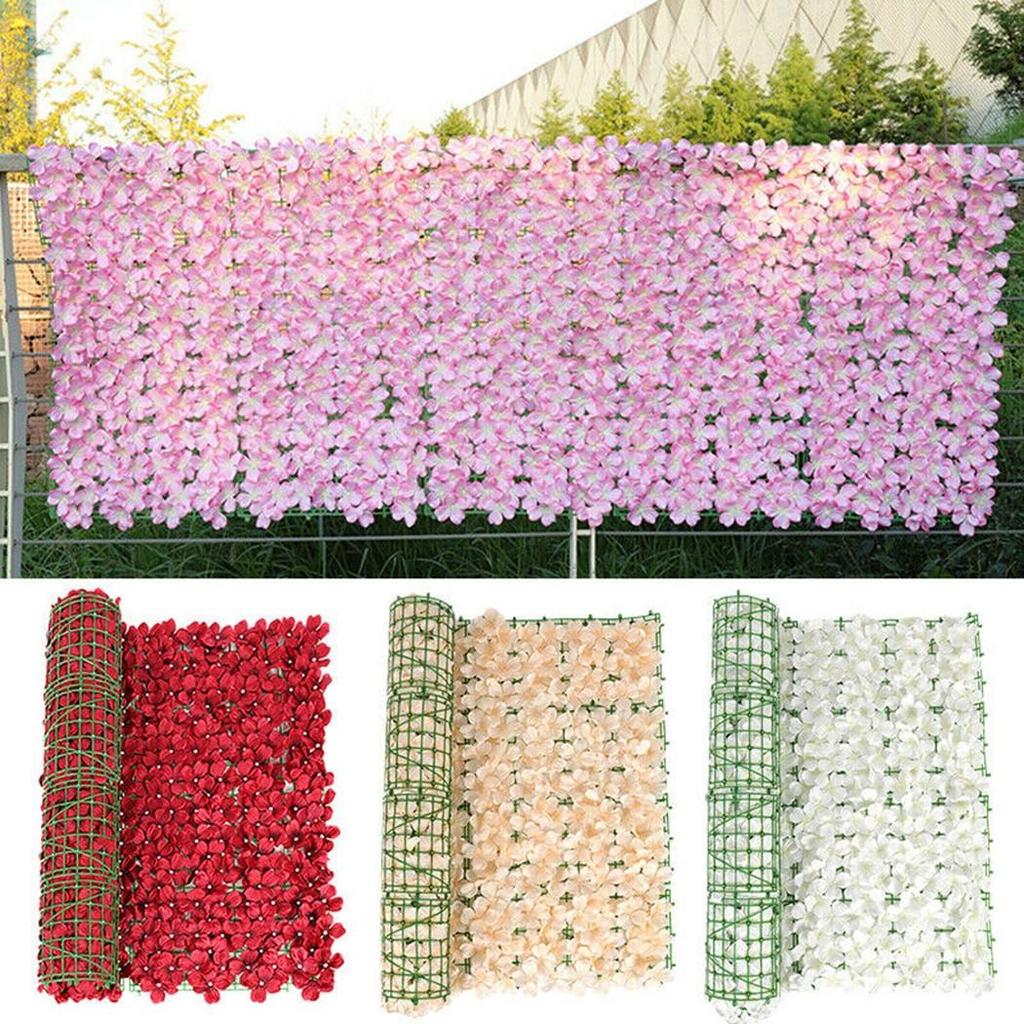 Decoration Artificial Fence Flowers Hedge Ornament
