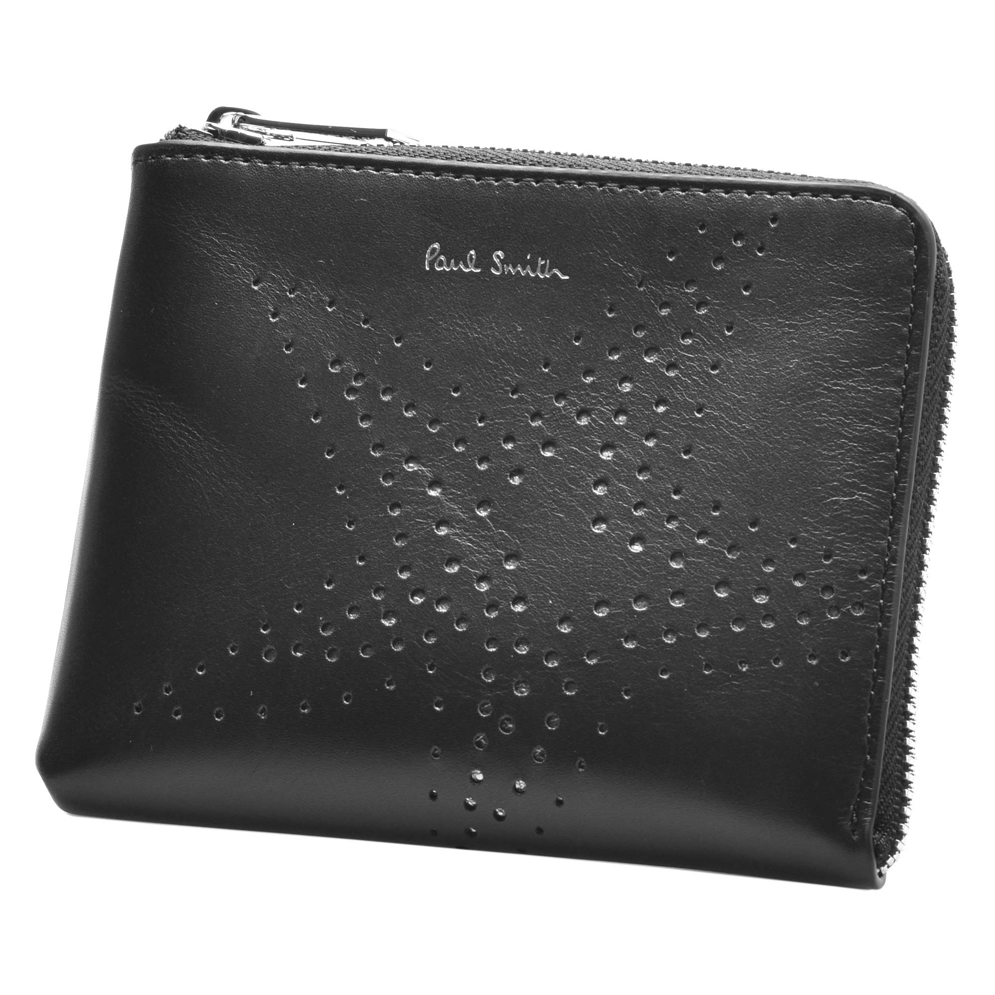

Paul Smith 5303 A40587 WLT Кошелек из натуральной кожи на молнии с уголком Звезды [Б/у] чёрный