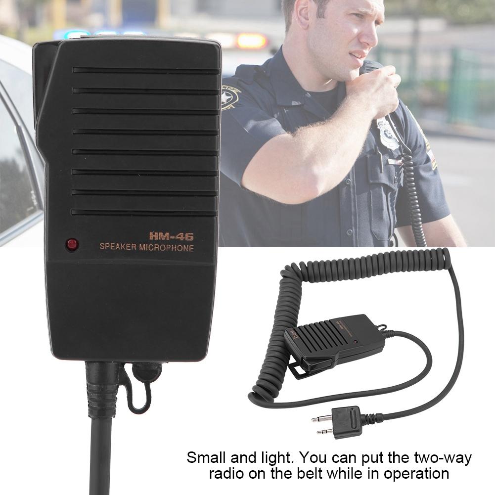 HM-46 Handheld Speaker Micphone for ICOM IC-V8 V82 V85 IC-T2H T8A 2AT E90 W32A Radios