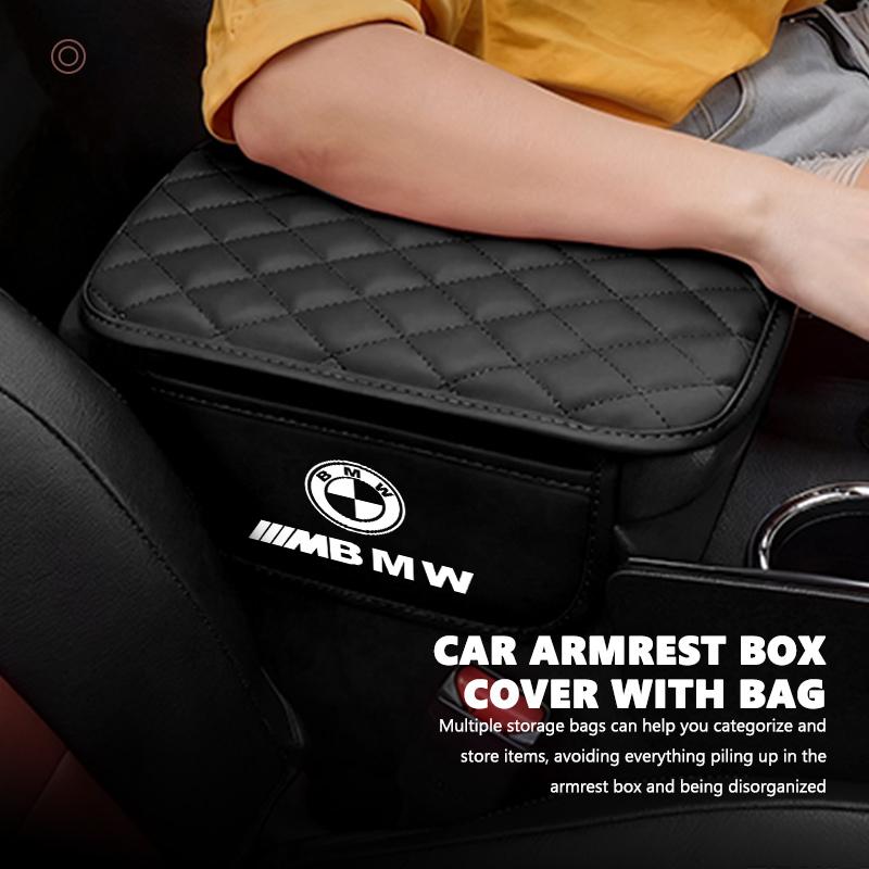 sfqjm4 Car Elbow Support Cushion Pocket Armrest Height Pad Storage Bag For BMW Performance M E87 E30 E46 E28 F35 G20 E93 F20 X3 X