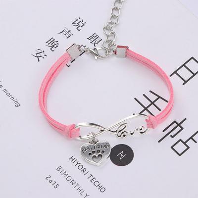 Adjustable Colorful Heart Pendant Kitten Chihuahua Cute Puppy Collar Necklace Pet Products Cat Puppy Necklace