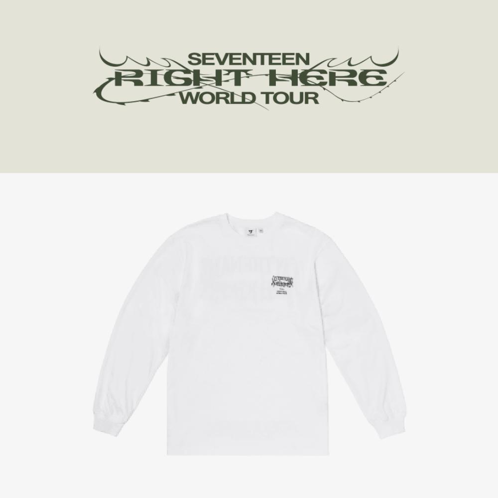

2-й предзаказ футболки SEVENTEEN Right Here World Tour с длинным рукавом