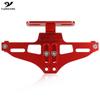 For APRILIA SR50 SR 50 MYCNC Motorcycle Adjustable Angle License Number Plate Frame Holder Bracket SR50MY LED Light
