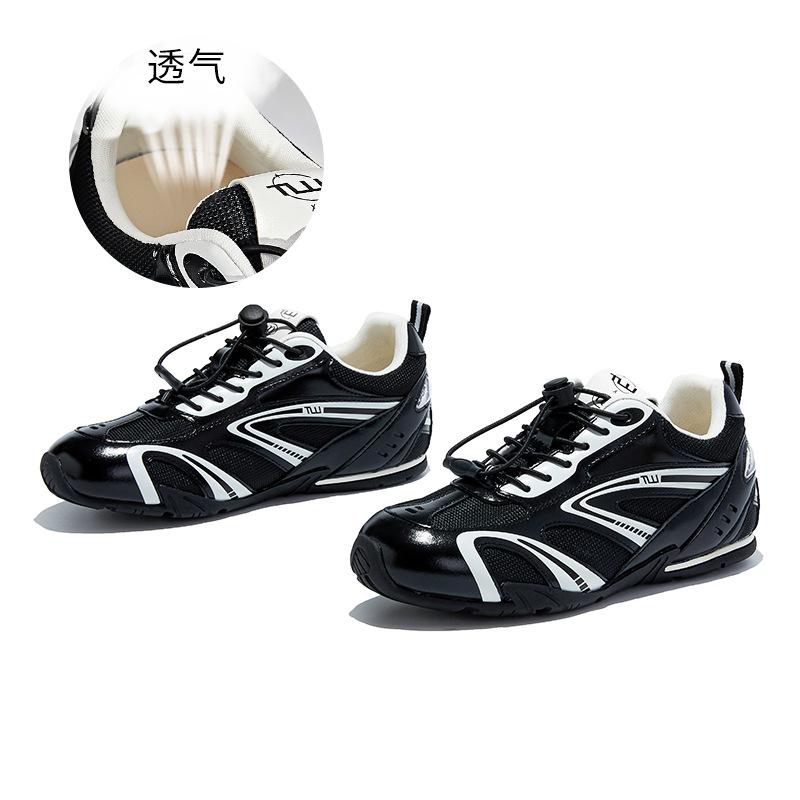 Wula Grass Pigskin Insoles Genuine Leather Women's Retro Running Sports Dad Shoes Casual Women's Shoes