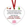 Memorial Christmas Ornaments Hug from Heaven Heart Shaped Christmas Tree Ornament
