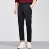 Septwolves Men's Fleece-Lined Business Casual Trousers