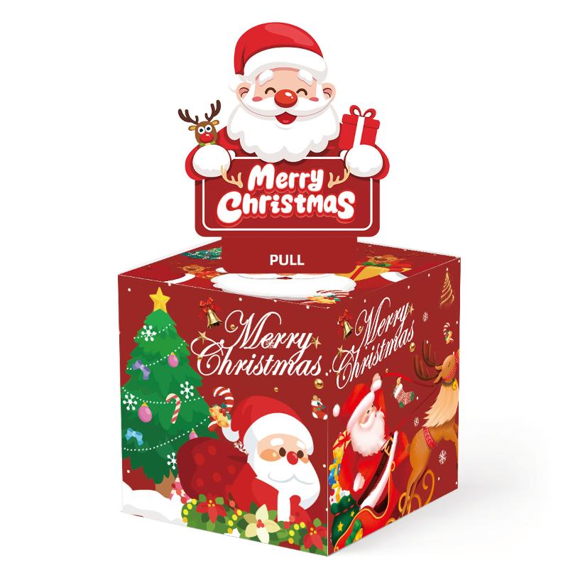 Christmas Money Box Collection With Santa And Friends For Holiday Party Decorations Gift Exchange Cash Box Festival Ornament