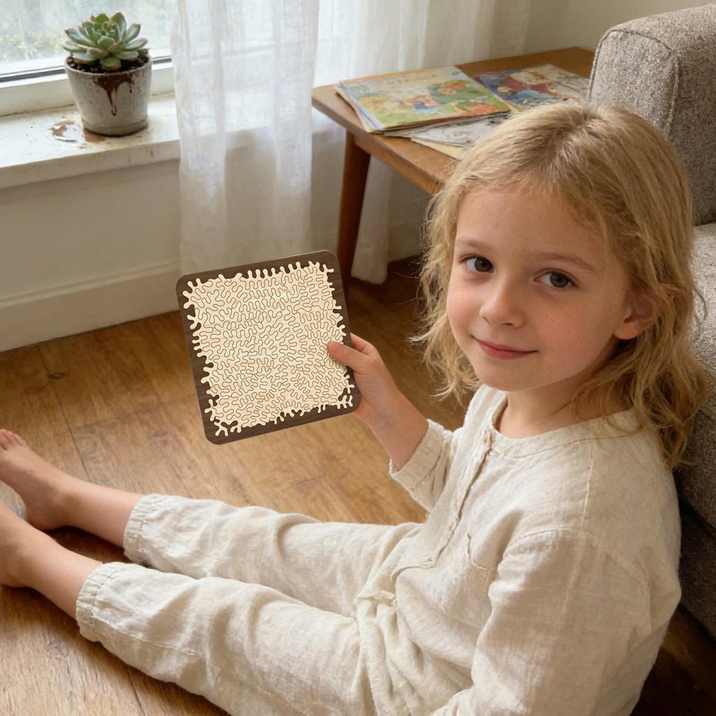 Daily Calendar Wooden, Adult Countdown Calendar Puzzle Toy, Children's Educational Toy