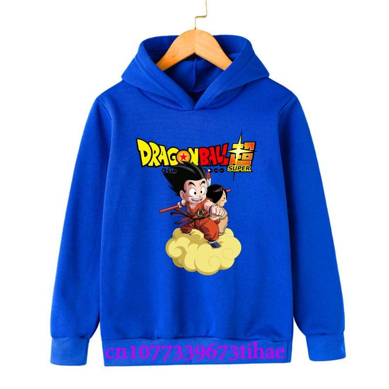 Dragon Ball Spring And Autumn Children Boys And Girls With Hoodies Sweaters Jackets Cartoons  Children's Clothes Baby Clothes