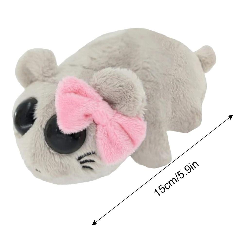 PP Cotton Filled Stuffed Animal Doll No Shedding Cute Hamster Toy  Home Bedroom Decor
