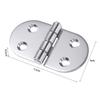 2Pcs Stainless Steel Heavy Duty Hatch Casting Hinge Corrosion Resistance Thickness Boat Hinge Easy Installation Rust-proof