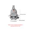 Nylon Fabric Chest Bag Men'S Backpack Single Shoulder Chest Bag Crossbody Chest Bag Waterproof Commuter Backpack