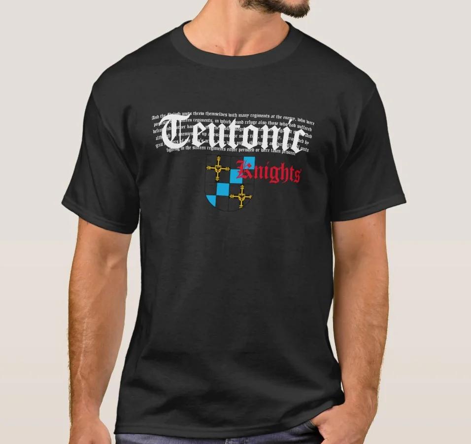 

Teutonic Knight Grandmaster Ulrich Von Jungingen Coat of Arms T-Shirt 100% Cotton O-Neck Summer Short Sleeve Casual Mens T-sh... S разноцветный