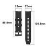 Universal 22MM Silicone WatchBand Strap For  Huawei Watch GT GT2 GT3 GT4 GT5 Pro 46mm Smart Wristband For Polar Grit X / Vantage M Bracelet WirstStrap