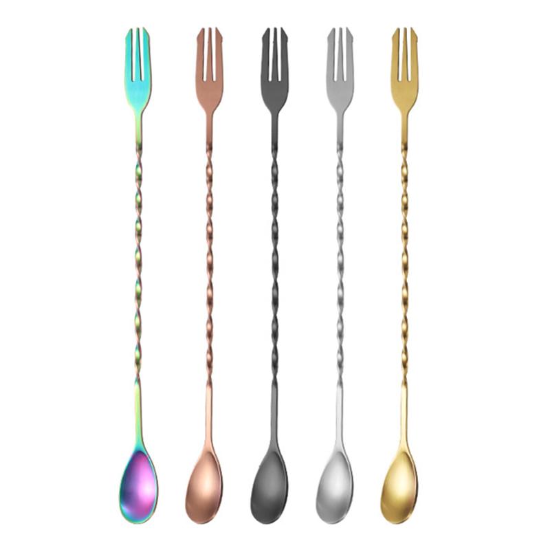 

5 шт. спиральная ручка из нержавеющей стали коктейльная ложка бармен вино виски палочка для размешивания мадлеры кухонные принадлежности для бара аксессуары