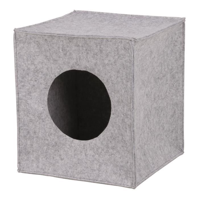 TRIXIE Útulný pelíšek pro police Anton - 33x33x37cm - Šedý - Pro kočku