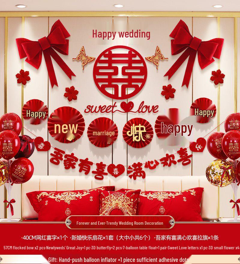 Komplett Bröllopsrumsinredningsset för Sovrum & Nytt Hus