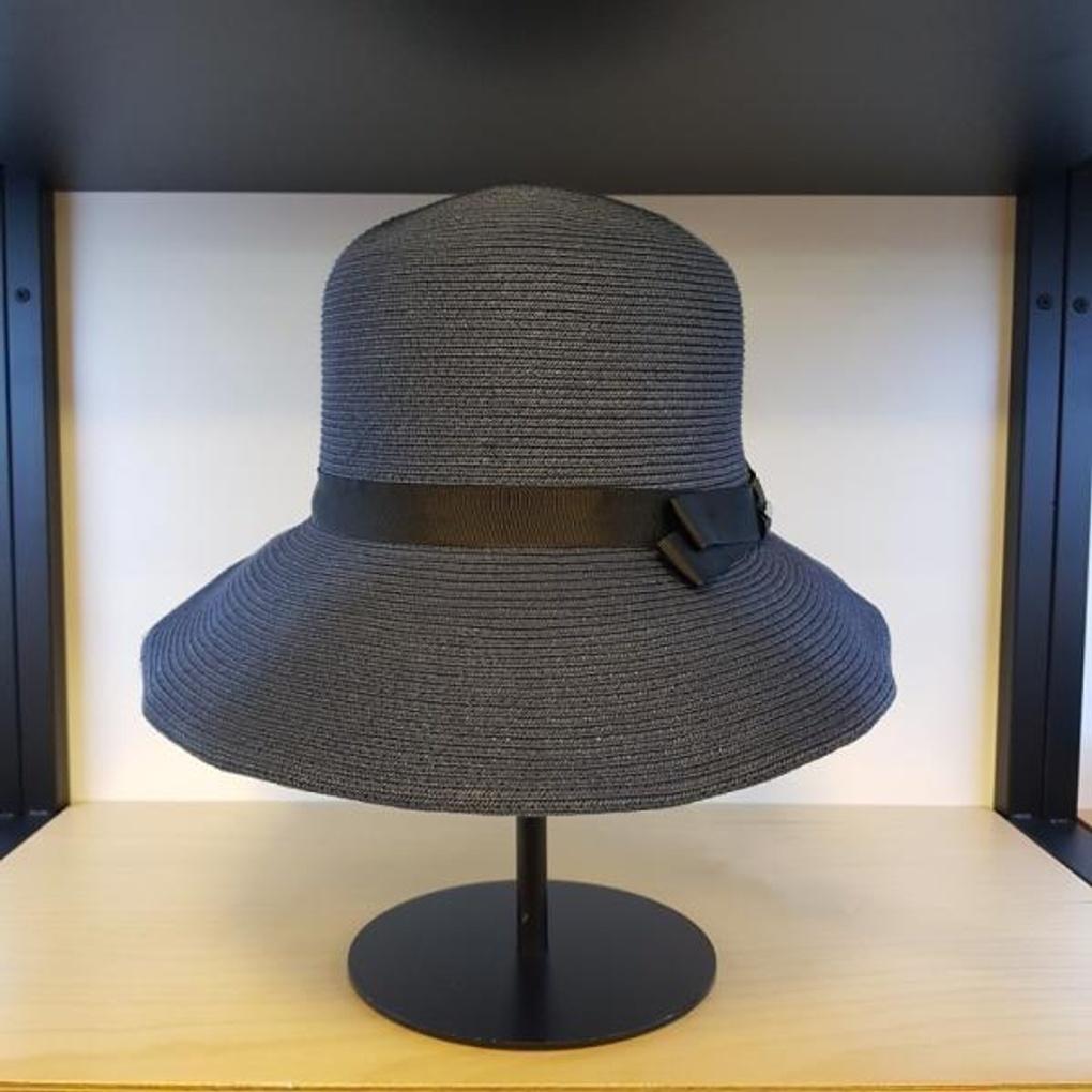 

Она (аутентичный) Черная панама с лентой EL83UEN009