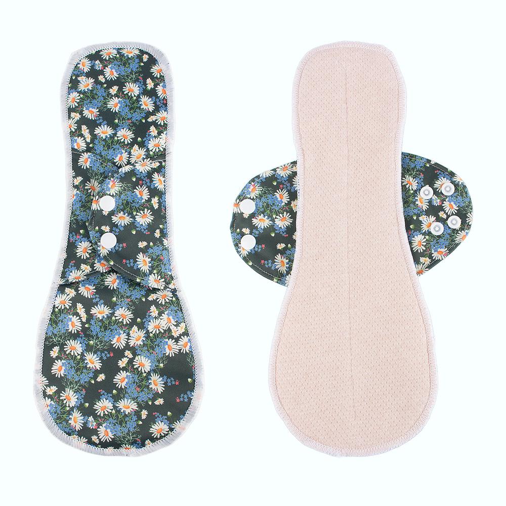 Organic Cotton Washable Sanitary Pads - Skin-Friendly, Plain & Printed, Multiple Sizes