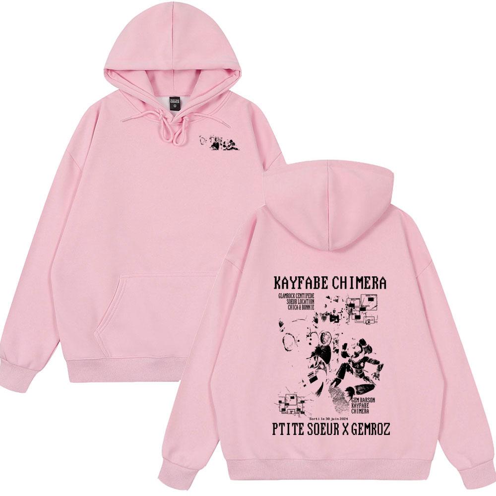 Rapper Ptite Soeur Gemroz KAYFABE CHIMERA Album Hoodie Men Women Fashion Pop Music Male Oversized Hoodies Winter Spring Clothing