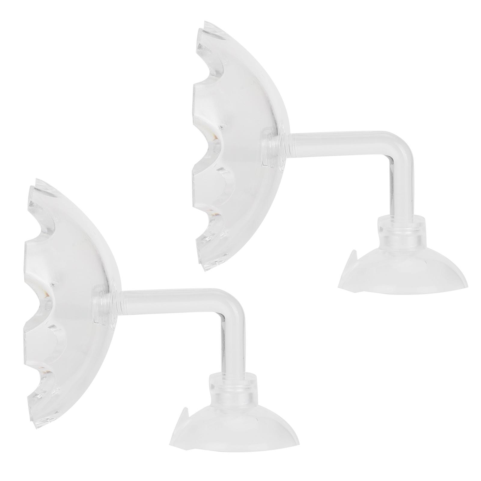 

2pcs Aquarium Fish Shrimp Feeder Acrylic Fish Tank High Transparent Food Feeder