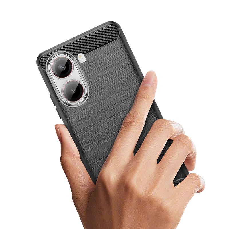 Business Luxury Ultra Thin Brushed Carbon Fiber Case For Xiaomi Poco X8 Pro Max X7 F8 Ultra F7 M8 M7 Shockproof Protection Cover