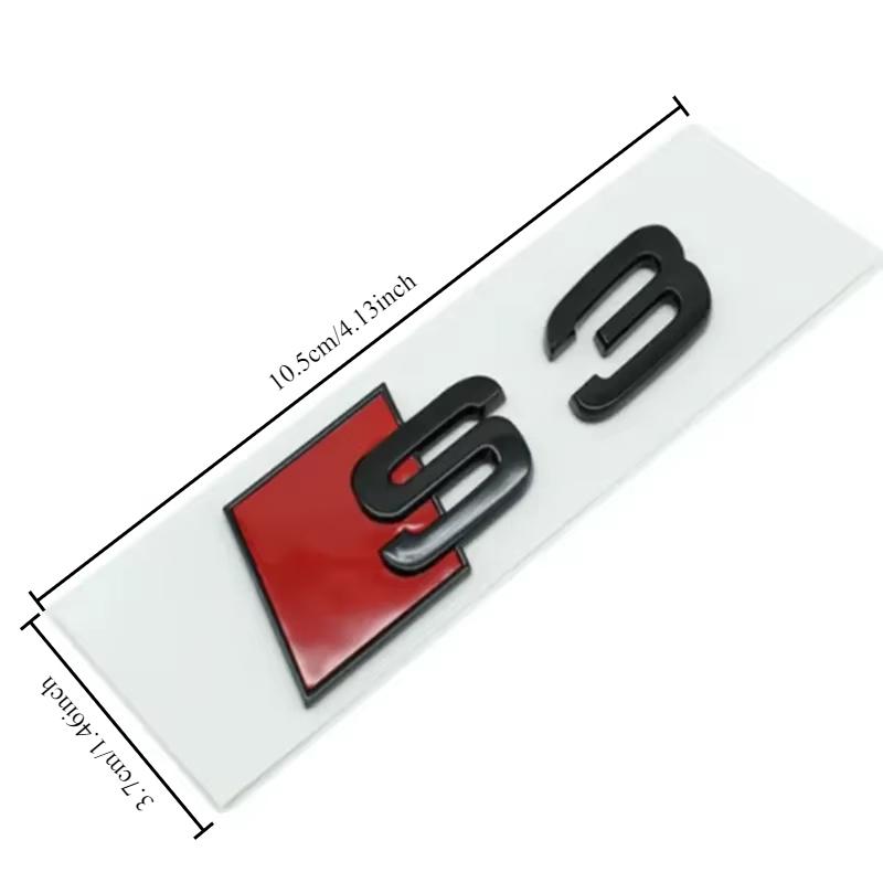 Voor S3 S4 S5 S6 S7 S8 Auto Achterklep Embleem Logo Badge Sticker Letter Nummer Embleem Sport S-Klasse Ombouw