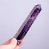 Grande Taille Point de Cristal d'Améthyste Naturelle Baguette Pierre d'Énergie Cristalline Quartz Violet Naturel Décoration Intérieure Artisanat Poli 8-15cm Pierre Sculptée