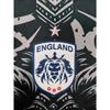 Pánské fotbalové triko England Lions se stylovým potiskem lva, kulatý výstřih a pohodlný sportovní top, vhodné pro herní trénink,
