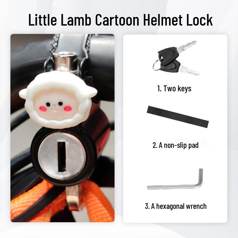 Anti-Theft Electric Bike Helmet Lock - Pry-Proof Fixed Hook for Bicycles