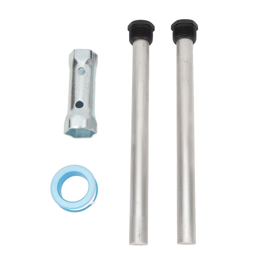 RV Water Heater Anode Rod with Sleeve Flat Cap 3/4in NPT Thread Magnesium Rod Replacement For Mor‑Fl