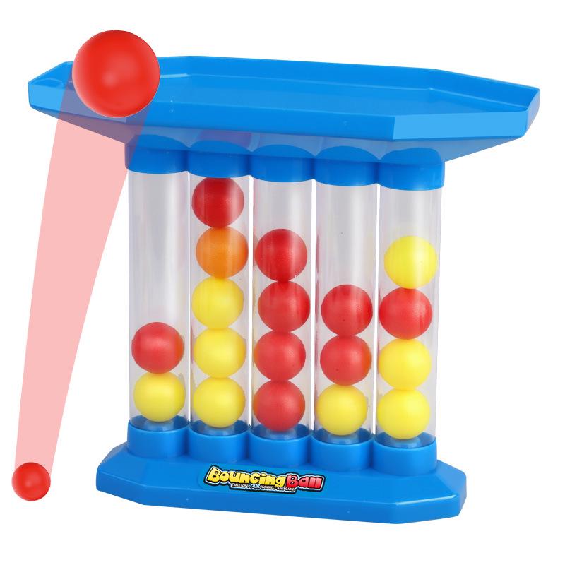 3D Tabletop Four-Ball Bouncing Game: Multi-player Interactive Toy